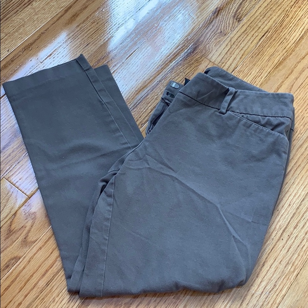 Light brown skinny dress pants